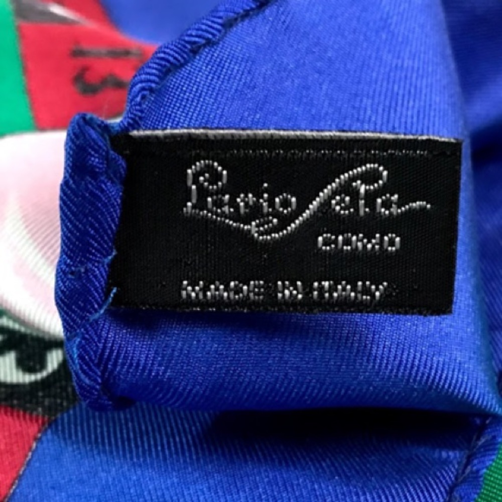 auth MOSCHINO gambler LUCKY 13 Roulette SILK scarf - Picture 3 of 16